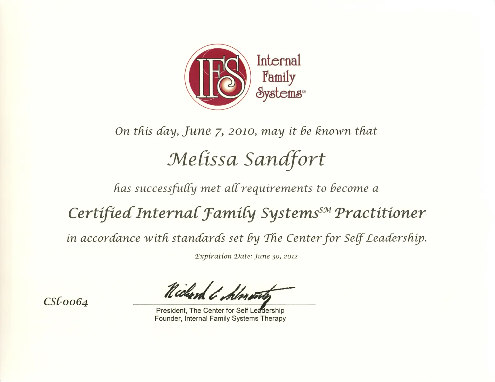 IFS certification