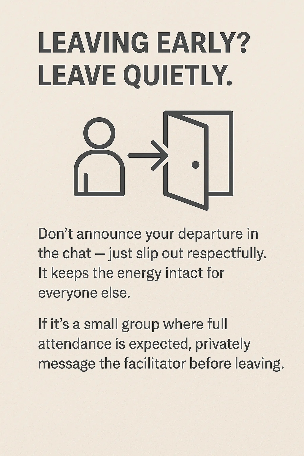 Zoom Etiquette