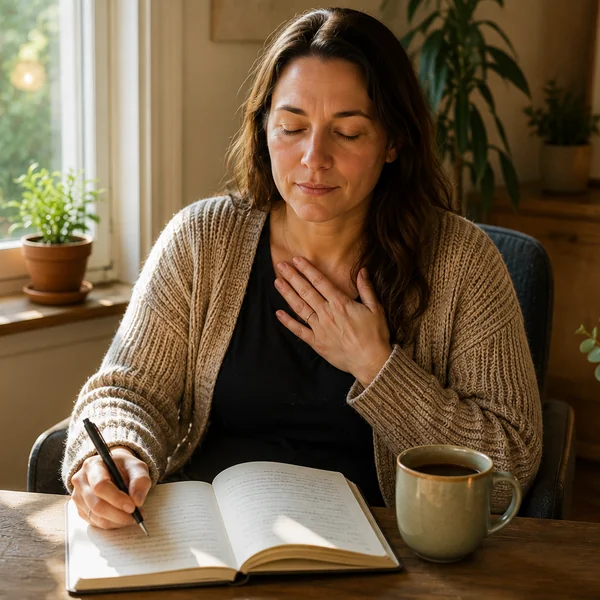 Going inside and journaling